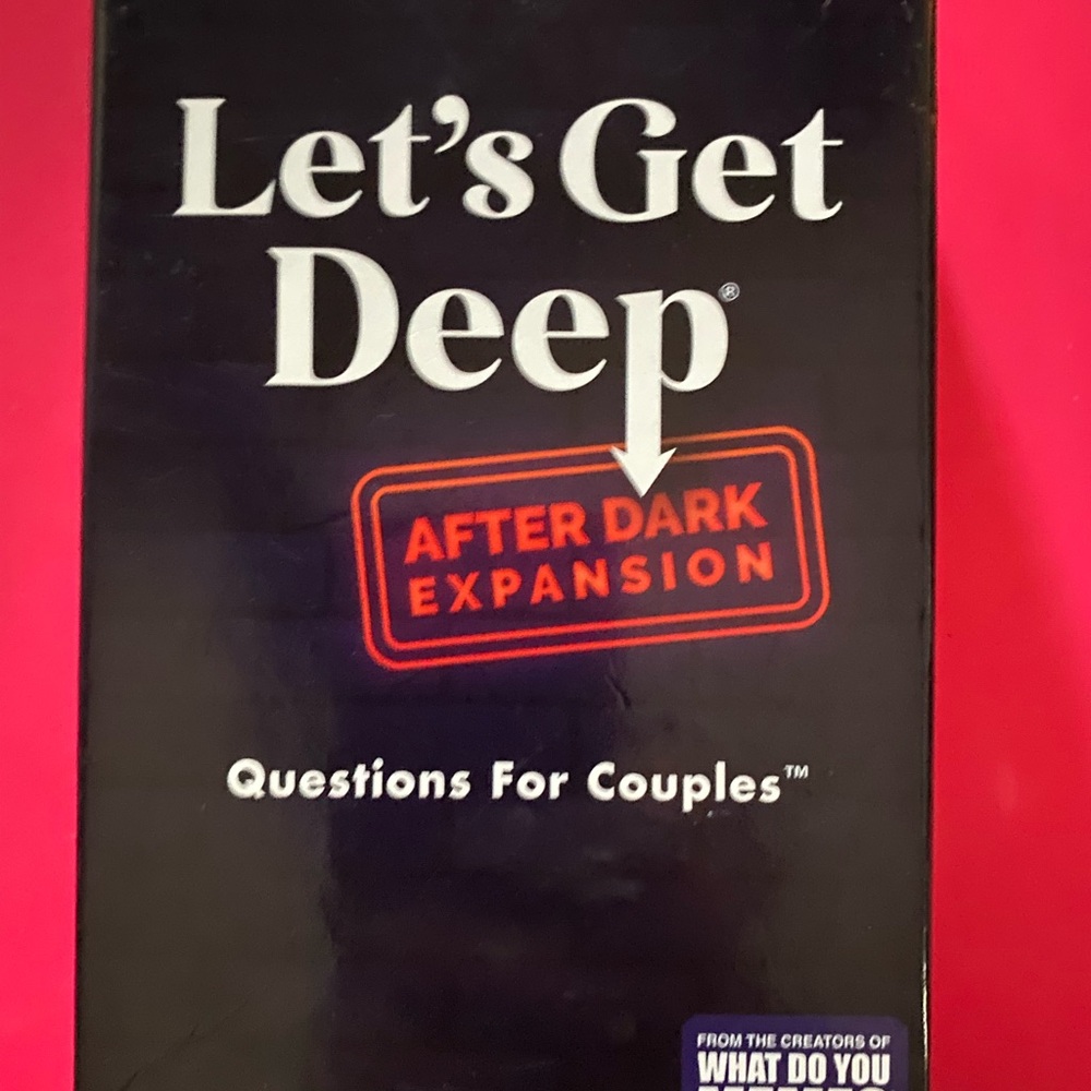 Let's Get Deep After Dark Expansion Card Game